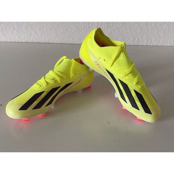 Adidas X Crazyfast Pro FG Solar Energy Pack IG0601 Soccer Cleats Men’s Sz 6 W 7 - Picture 1 of 12